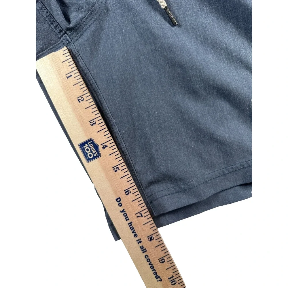 Fair Harbor Board Shorts Mens 34 Unlined Navy Blue Striped Swim Trunks Surf Gym